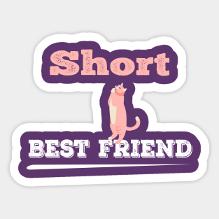 short best freind gift,Best Friend Gift,Best Friend Birthday Gift, Friendship Gift Sticker